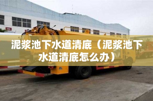 泥漿池下水道清底（泥漿池下水道清底怎么辦）