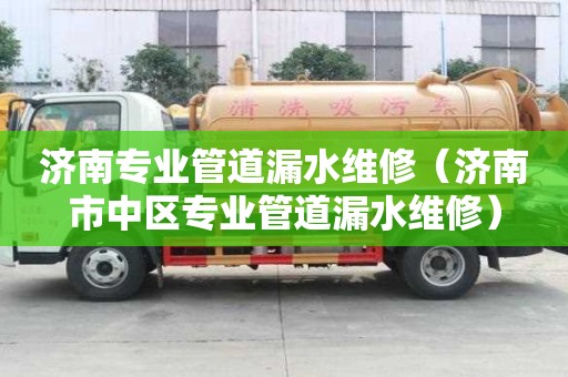 濟南專業管道漏水維修（濟南市中區專業管道漏水維修）
