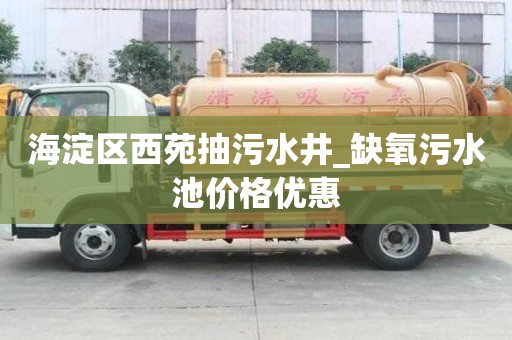 海淀區西苑抽污水井_缺氧污水池價格優惠