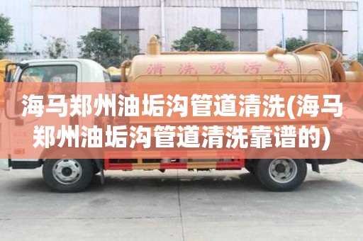 海馬鄭州油垢溝管道清洗(海馬鄭州油垢溝管道清洗靠譜的)