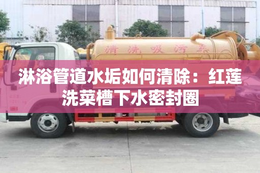 淋浴管道水垢如何清除：紅蓮洗菜槽下水密封圈