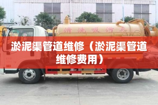 淤泥渠管道維修（淤泥渠管道維修費用）