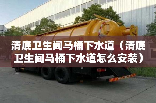 清底衛(wèi)生間馬桶下水道（清底衛(wèi)生間馬桶下水道怎么安裝）