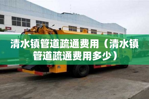 清水鎮管道疏通費用(清水鎮管道疏通費用多少) 清水鎮管道疏通費用(清水鎮管道疏通費用多少)