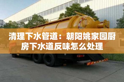清理下水管道：朝陽(yáng)姚家園廚房下水道反味怎么處理
