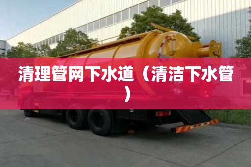 清理管網下水道(清潔下水管) 清理管網下水道(清潔下水管)
