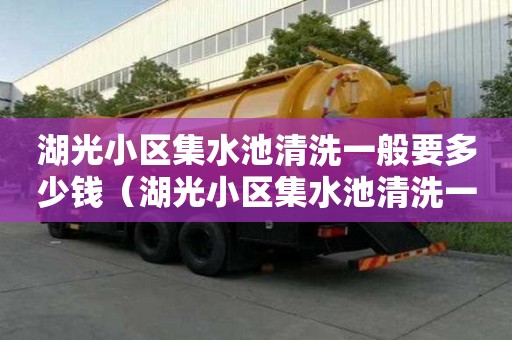 湖光小區(qū)集水池清洗一般要多少錢（湖光小區(qū)集水池清洗一般要多少錢一次）