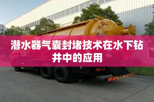 潛水器氣囊封堵技術在水下鉆井中的應用