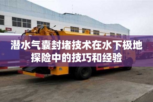 潛水氣囊封堵技術在水下極地探險中的技巧和經驗