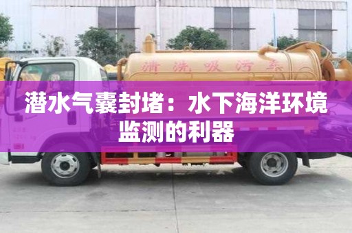 潛水氣囊封堵：水下海洋環境監測的利器