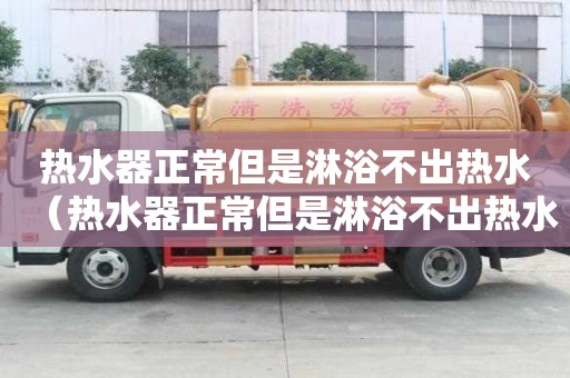 熱水器正常但是淋浴不出熱水（熱水器正常但是淋浴不出熱水噴頭）