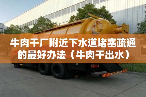 牛肉干廠附近下水道堵塞疏通的最好辦法（牛肉干出水）