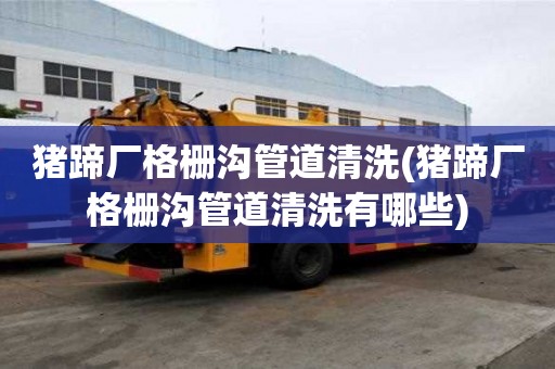 豬蹄廠格柵溝管道清洗(豬蹄廠格柵溝管道清洗有哪些)