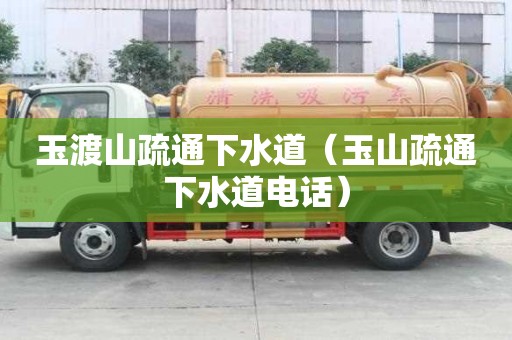 玉渡山疏通下水道（玉山疏通下水道電話）