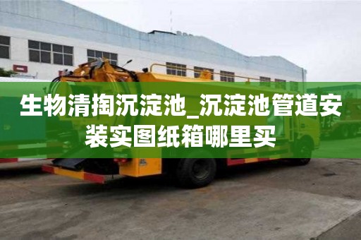 生物清掏沉淀池_沉淀池管道安裝實圖紙箱哪里買