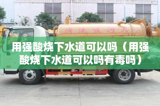 用強酸燒下水道可以嗎（用強酸燒下水道可以嗎有毒嗎）