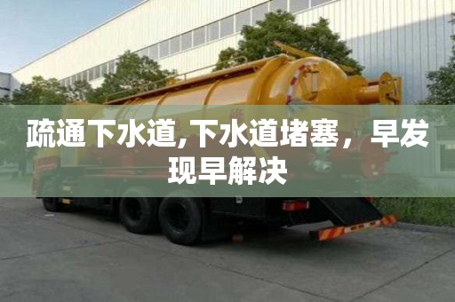 疏通下水道,下水道堵塞，早發現早解決