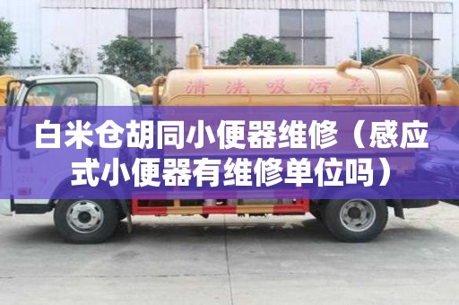 白米倉胡同小便器維修（感應式小便器有維修單位嗎）