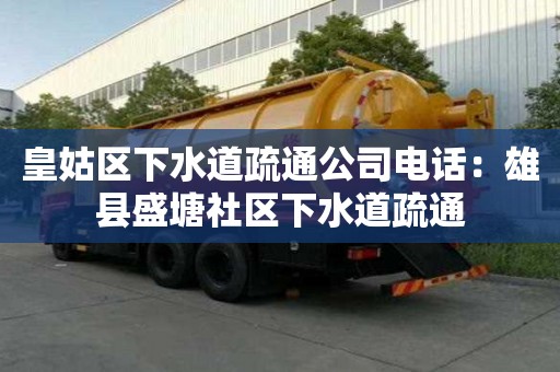 皇姑區下水道疏通公司電話：雄縣盛塘社區下水道疏通
