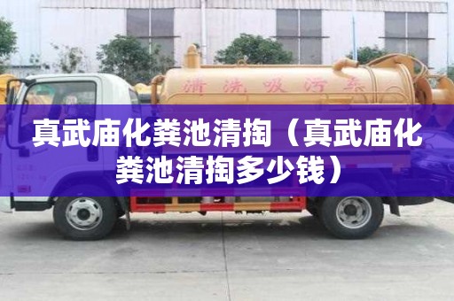 真武廟化糞池清掏（真武廟化糞池清掏多少錢）