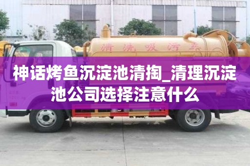 神話烤魚沉淀池清掏_清理沉淀池公司選擇注意什么