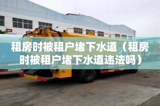 租房時被租戶堵下水道（租房時被租戶堵下水道違法嗎）