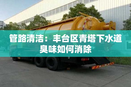 管路清潔：豐臺區青塔下水道臭味如何消除