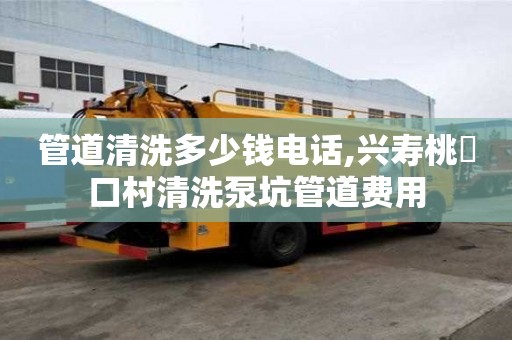 管道清洗多少錢電話,興壽桃硲口村清洗泵坑管道費用