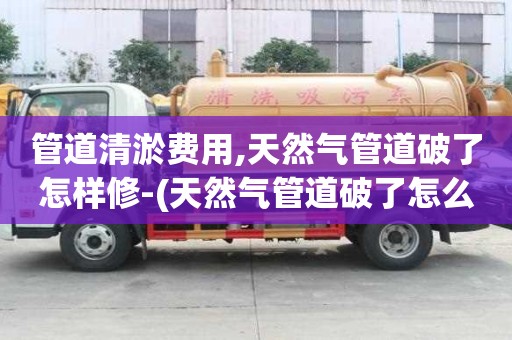 管道清淤費(fèi)用,天然氣管道破了怎樣修-(天然氣管道破了怎么辦)