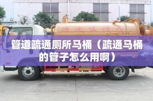 管道疏通廁所馬桶（疏通馬桶的管子怎么用啊）