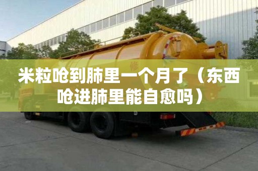 米粒嗆到肺里一個(gè)月了（東西嗆進(jìn)肺里能自愈嗎）