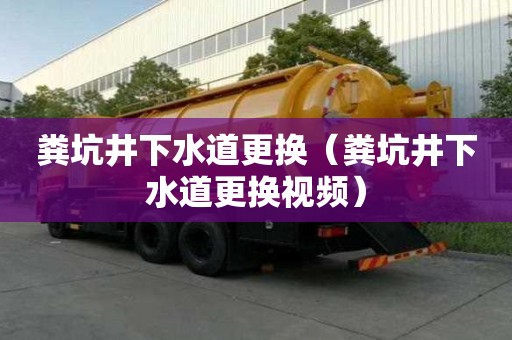 糞坑井下水道更換（糞坑井下水道更換視頻）