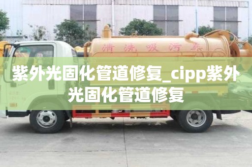 紫外光固化管道修復(fù)_cipp紫外光固化管道修復(fù)