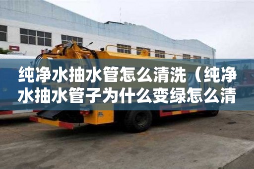 純凈水抽水管怎么清洗（純凈水抽水管子為什么變綠怎么清洗）