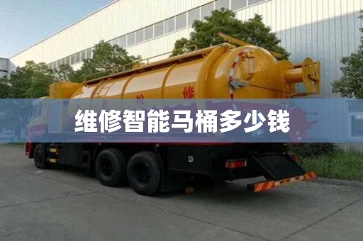 維修智能馬桶多少錢