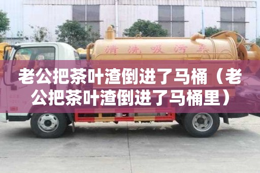 老公把茶葉渣倒進了馬桶（老公把茶葉渣倒進了馬桶里）