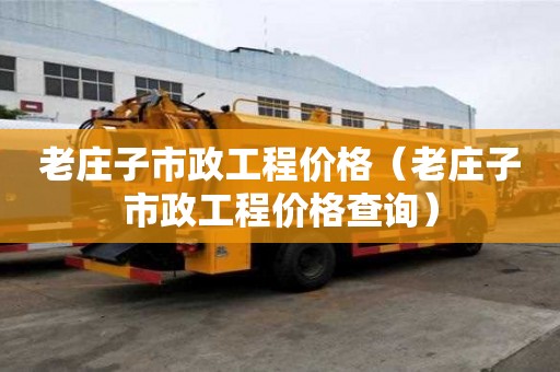 老莊子市政工程價格（老莊子市政工程價格查詢）