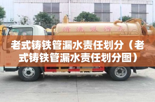 老式鑄鐵管漏水責任劃分（老式鑄鐵管漏水責任劃分圖）