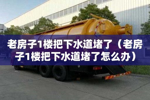 老房子1樓把下水道堵了（老房子1樓把下水道堵了怎么辦）