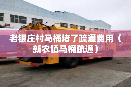 老銀莊村馬桶堵了疏通費用（新農鎮馬桶疏通）