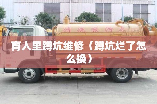 育人里蹲坑維修（蹲坑爛了怎么換）