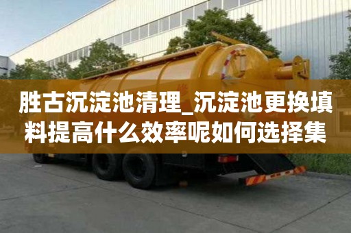 勝古沉淀池清理_沉淀池更換填料提高什么效率呢如何選擇集合