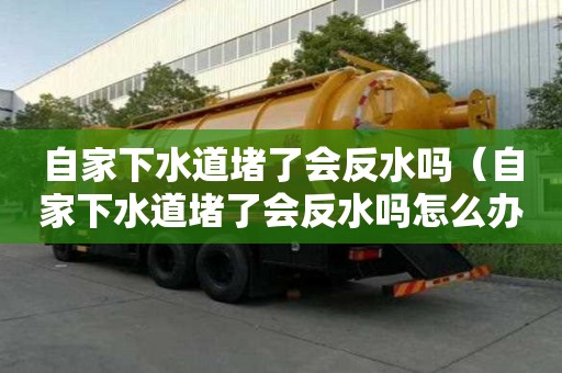 自家下水道堵了會反水嗎（自家下水道堵了會反水嗎怎么辦）