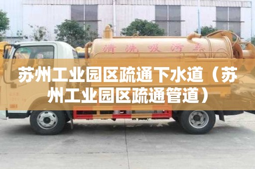 蘇州工業園區疏通下水道（蘇州工業園區疏通管道）
