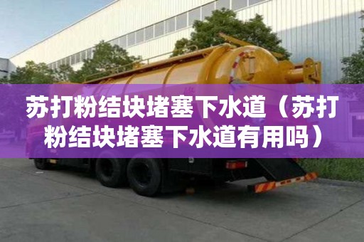 蘇打粉結塊堵塞下水道（蘇打粉結塊堵塞下水道有用嗎）