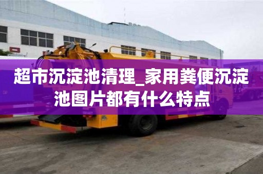 超市沉淀池清理_家用糞便沉淀池圖片都有什么特點