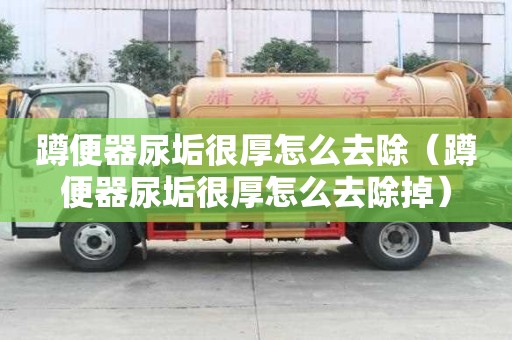 蹲便器尿垢很厚怎么去除（蹲便器尿垢很厚怎么去除掉）