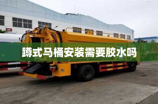 蹲式馬桶安裝需要膠水嗎