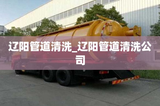 遼陽管道清洗_遼陽管道清洗公司