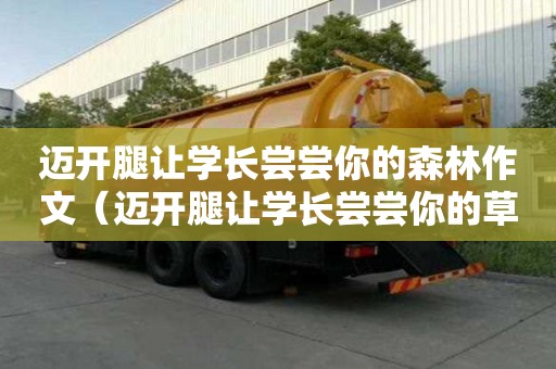 邁開腿讓學長嘗嘗你的森林作文（邁開腿讓學長嘗嘗你的草莓游戲）